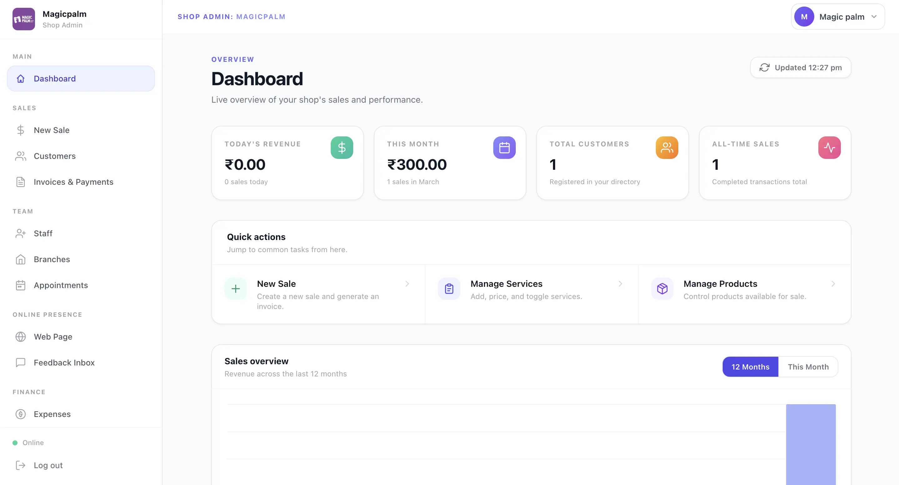 Dashboard Preview